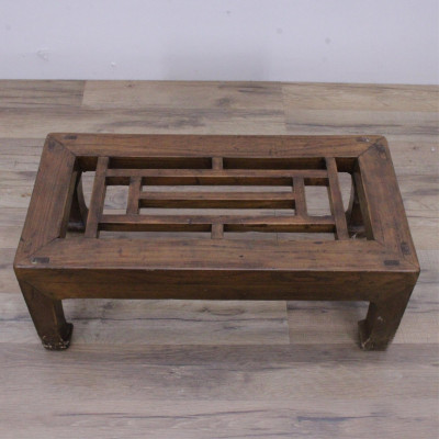 Chinese Softwood Low Table & Stand