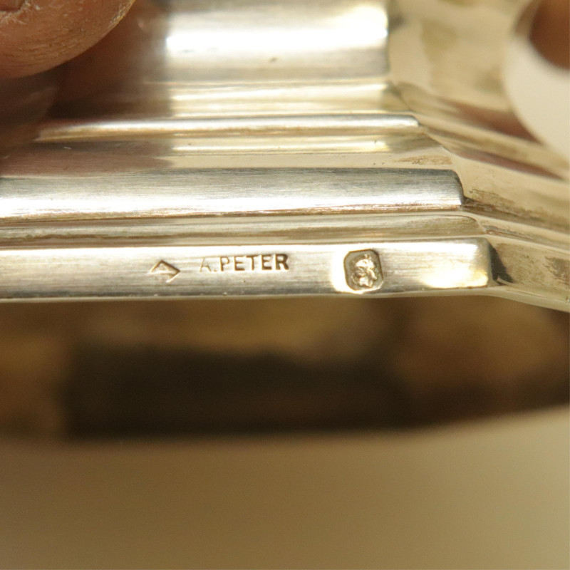 Four A. Peter .950 Silver Open Salts