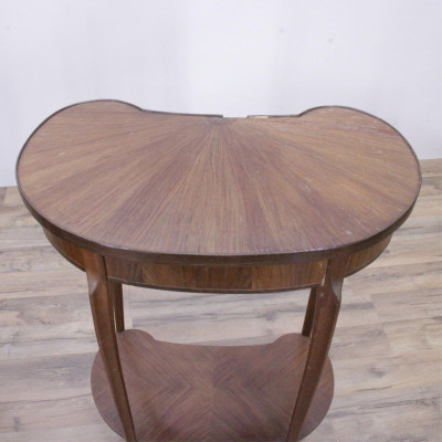 Pr of Louis XV Style Kidney Shaped Tables