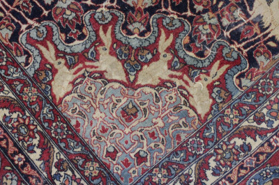Isfahan Wool Carpet, c.1900 - 7-7 x 11-4