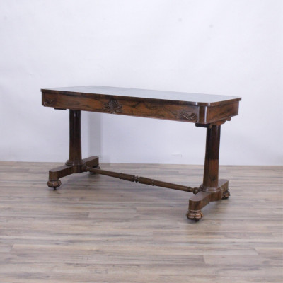Image for Lot William IV Rosewood Writing Desk, 19th C.