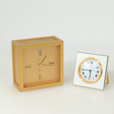 Image for Lot Two Tiffany & Co Desk Clocks