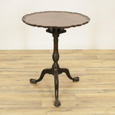 Image for Lot George III Mahogany Tilt Top Table