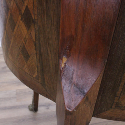 Louis XV Style Kidney Shaped Parquetry Desk