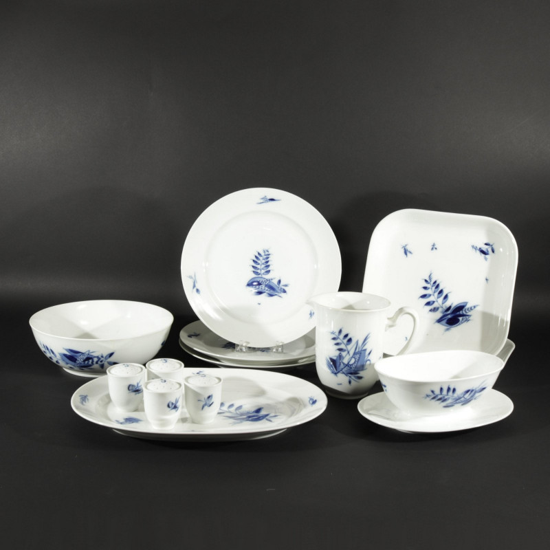 Royal Copenhagen Blue Floral Porcelains