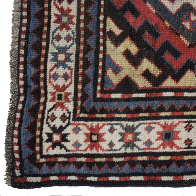 Antique Caucasian Karabakh Carpet 3-10 x 6-9