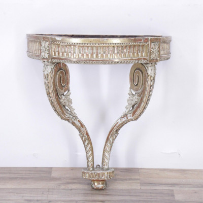 Image for Lot Louis XVI Giltwood Console, Late 18th C.