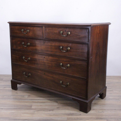 Image for Lot Victorian Mahogany Chest of Drawers, Mid 19th C.