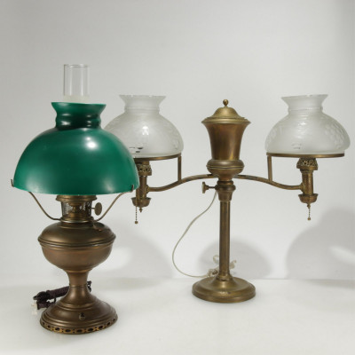 Image for Lot C.A. Kleeman - Aladdin Brass Table Lamps