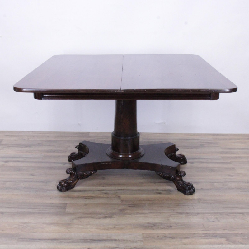 Classical Mahogany Single Dropleaf Table, 19th C.