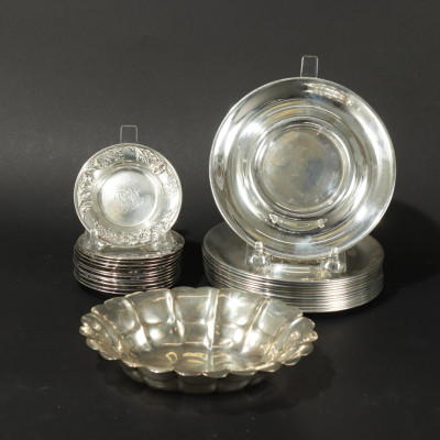 Image for Lot Group of Sterling Silver Dishes