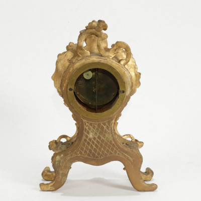 French Louis XV Mantel Clock, dial LeRoy