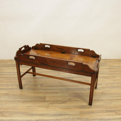 George III Style Mahogany Butler's Tray Table