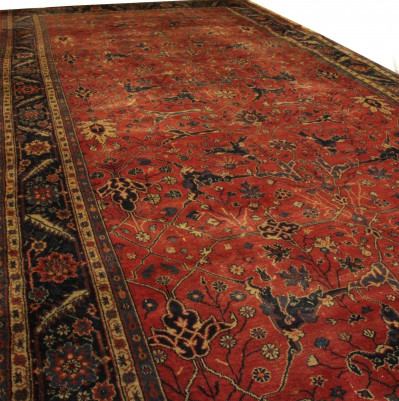 Image for Lot Turkish Sparta Wool Carpet 9 x 19-6