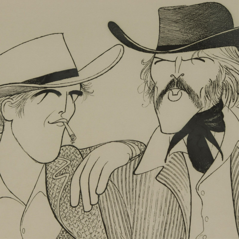Al Hirschfeld - Butch Cassidy & the Sundance Kid