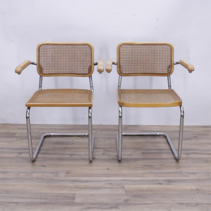 4 Marcel Breuer Cesca Chairs