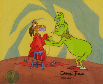 Image for Lot Chuck Jones Dr Seuss' Grinch Animation Cell