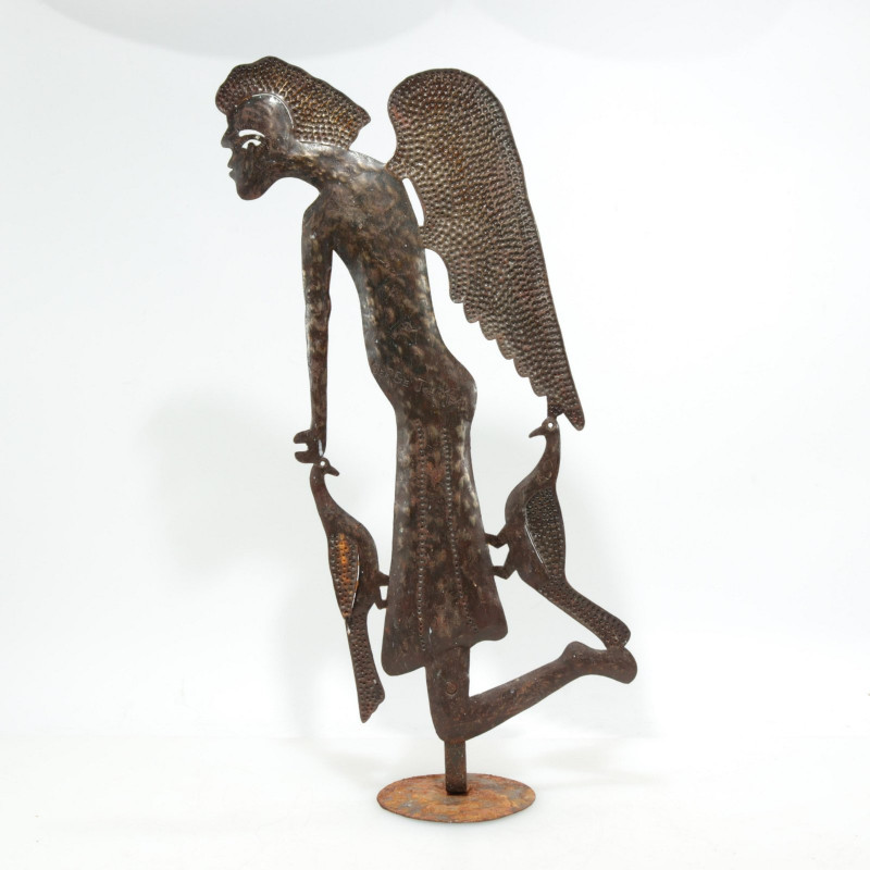 Serge Jolimeau - 'Angel with Exotic Birds'