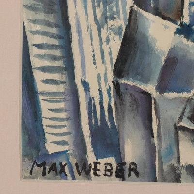 Unknown Artist - Manhattan - signed MAX WEBER