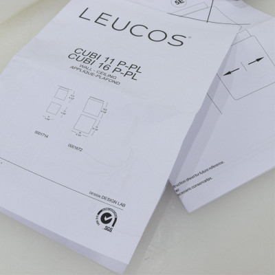 Pair Leucos (Italy) Cubi 11 Wall-Ceiling Lights
