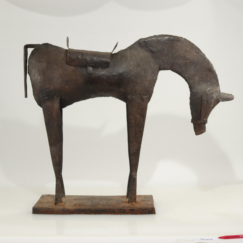 Folk Art Iron Horse, 20th C