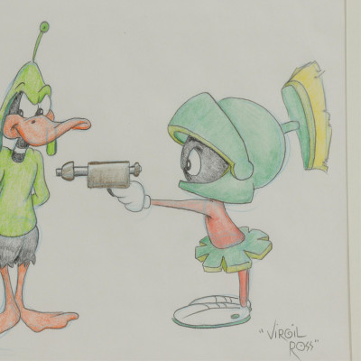 Virgil Ross-Porky Pig,Donald Duck & Marvin Martian