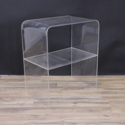 3 Midcentury Modern Plexi Glass Tables