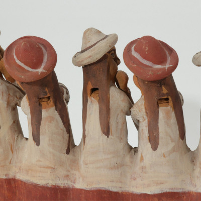 Two South American Figural Groups, Gossipers