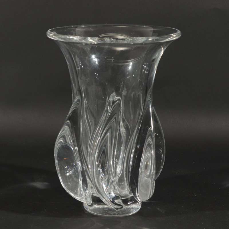 4 Modern Glass Vases; Sarpaneva