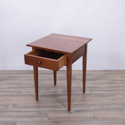 Cherry Side Table, Side Chair & Pine Trunk