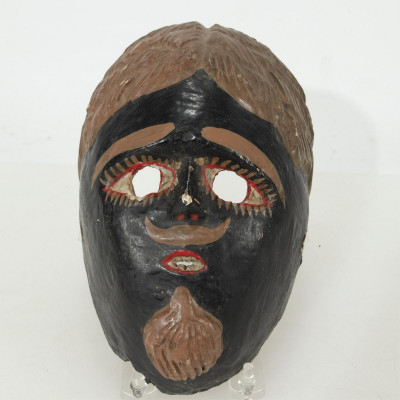 Image for Lot Mexican Painted Wood Juan Negro Dance Mask