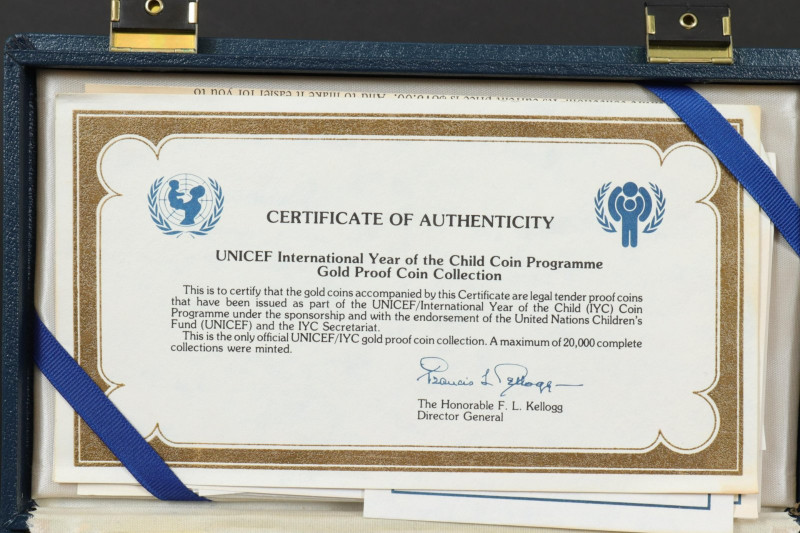 UNICEF International Year of Child Gold Coin Set