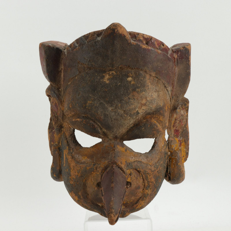 Polychromed Wood "Bird" Mask