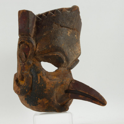 Polychromed Wood "Bird" Mask