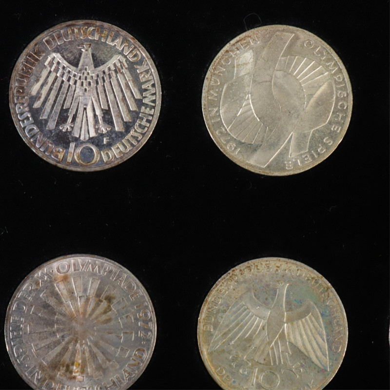 1972 German Olympic Coin Set