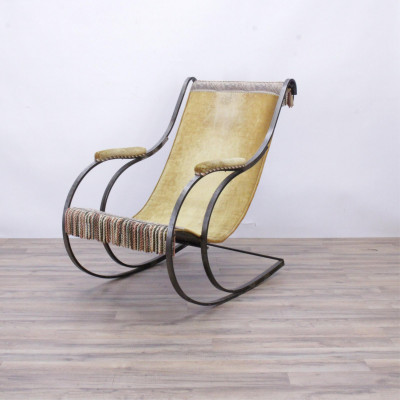 R.W. Winfield Style Iron Rocking Chair