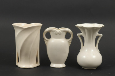 Group Rumrill, McCoy, Stengel Art Deco Pottery