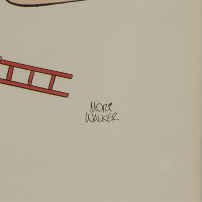 Mort Walker - Miss Buxley - color print