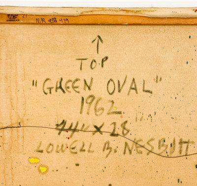 Lowell Nesbitt - Green Oval