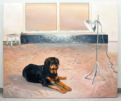 Lowell Nesbitt - Echo In the Studio (Rottweiler)