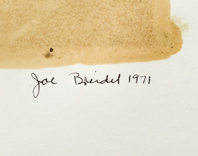 Joe Breidel - Untitled (Gold and Brown Grid)