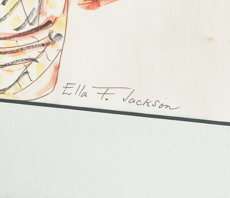 Ella F. Jackson - Untitled (Seated Nude)