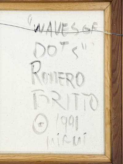 Romero Britto - Waves of Dots