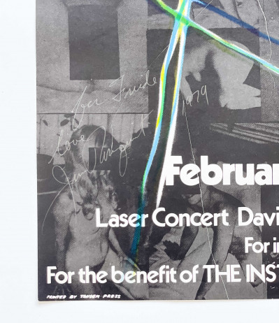James Rosenquist - Laser Concert Signed Poster