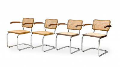Image for Lot 4 Marcel Breuer Cesca (Model B32) Chairs