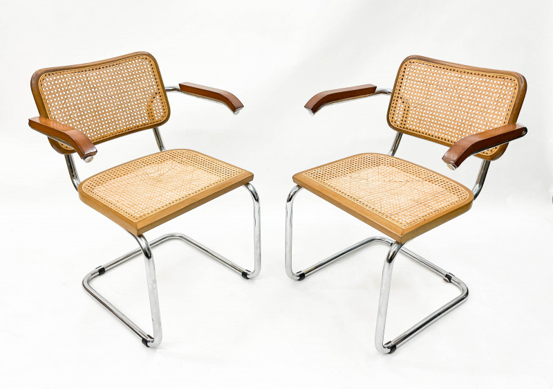 4 Marcel Breuer Cesca (Model B32) Chairs