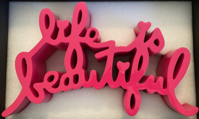 Image for Lot Mr. Brainwash - Life is Beautiful (Pink)