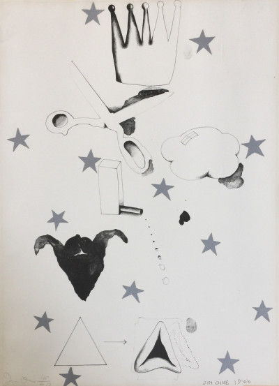 Image for Lot Jim Dine - Silver Star