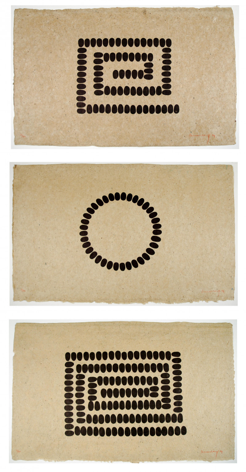Richard Long - Untitled (A, B and C - Horizontal)
