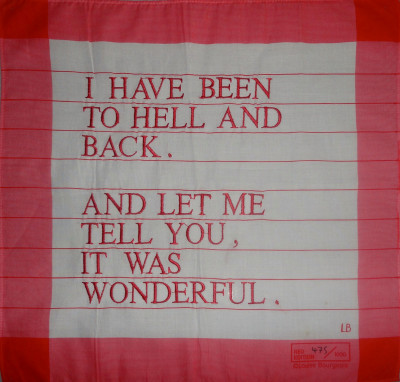 Image for Lot Louise Bourgeois - Untitled (I Have Been To Hell and Back)
